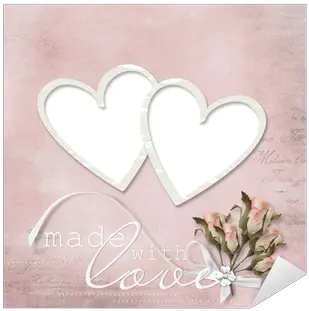 Vintage Elegant Frame With Rose And Heart Sticker U2022 Pixers We Live To Change Heart Png Elegant Frame Png