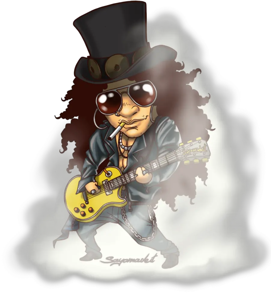 Clipart Resolution 900973 Slash Drawing Full Size Png Slash Guns N Roses Cartoon Slash Mark Png