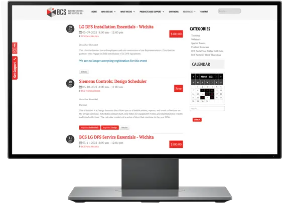 Building Controls And Services Inc Client Example Language Png Event Website Icon
