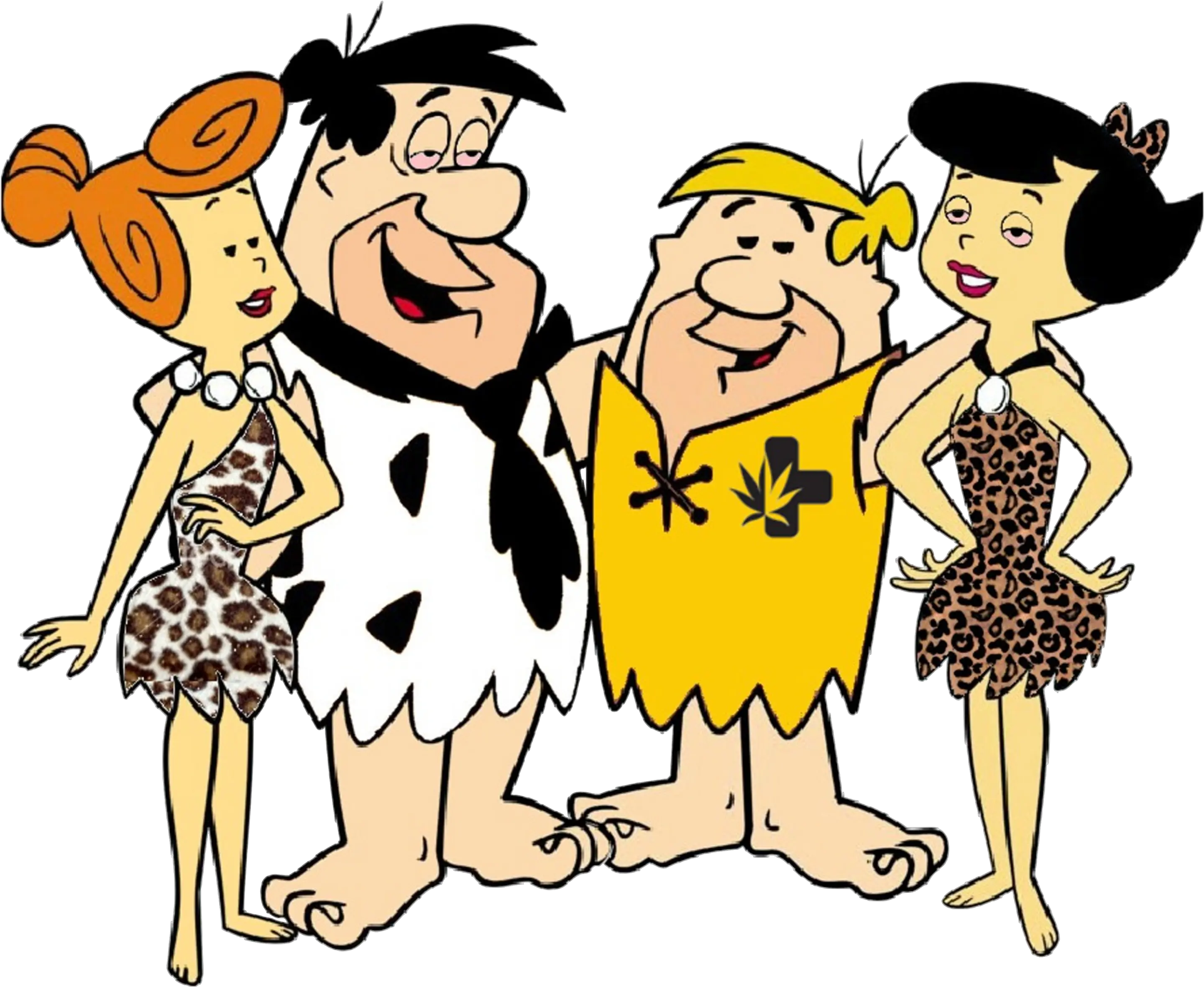 Fred Flintstone Wilma Barney Rubble Betty Fred Flintstone Barney Rubble Png Rubble Png