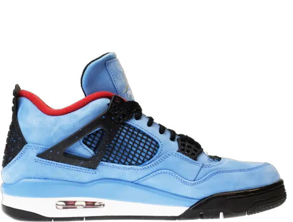 Download Hd Nike Air Jordan Retro 4 Travis Scott Cactus Transparent Png Travis Scott Shoe Transparent Travis Scott Png