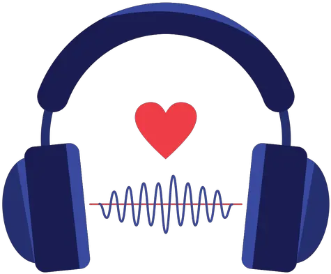 Heart Sound Wave Headphones Icon Transparent Png U0026 Svg Png Music Headphones Icon Sound Wave Png