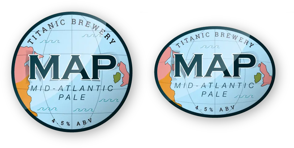 Titanic Brewery U2014 Ad Profile Design Works Circle Png Titanic Logo