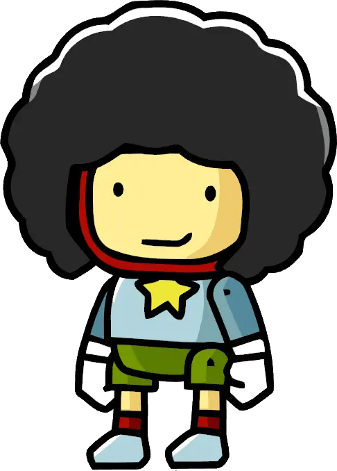 Afro Hairstyle Transparent Png Maxwell Scribblenauts Png Afro Png