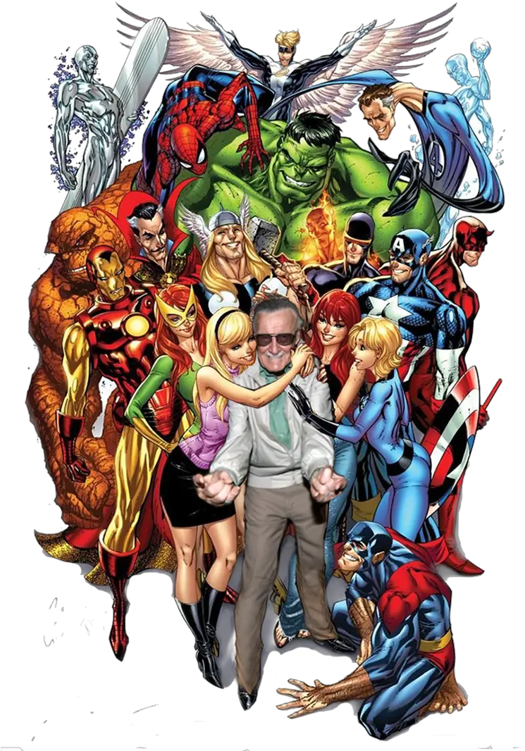 Marvel Comics Art Stan Lee Marvel Rip Png Stan Lee Png