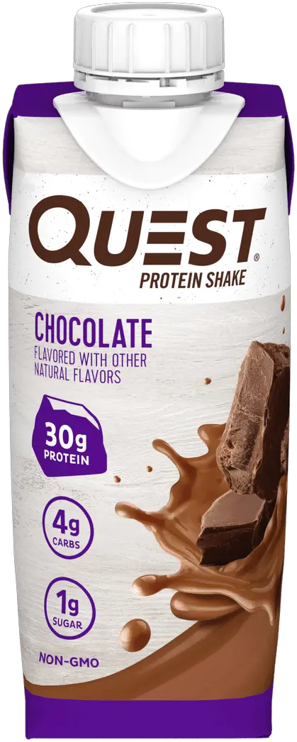 Quest Nutrition Introduces Protein Shakes Bevnetcom Quest Protein Shake Png Shake Png