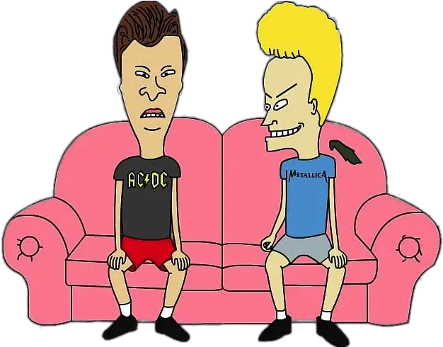 Check Out This Transparent Beavis And Butthead Sitting