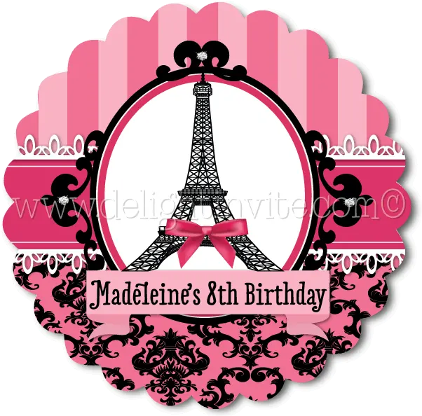 Tag Paris Pink Com Preto Tags Paris Png Paris Png