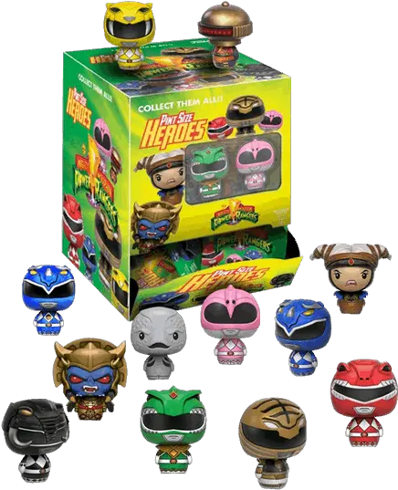 Mighty Morphinu0027 Power Rangers Pint Sized Heroes Blind Bag Single Bag Funko Dorbz Power Rangers Png Power Rangers Png