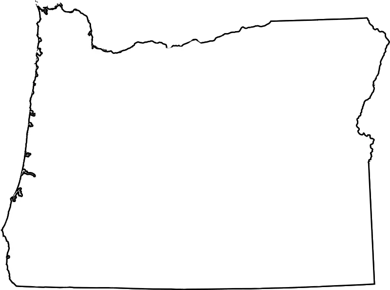 Fileoutline Of Oregonpng Wikimedia Commons Lane County Oregon Rectangle Outline Png