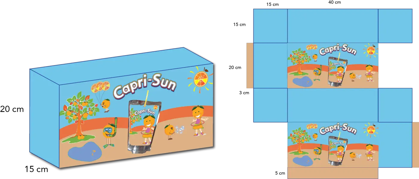 Capri Sun Rebranding By Hanan Maatouk At Coroflotcom Vertical Png Capri Sun Logo