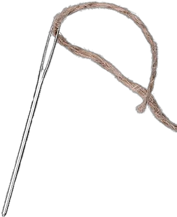 Blunt Needle With Thread Transparent Big Needle For Sewing Png Needle Png