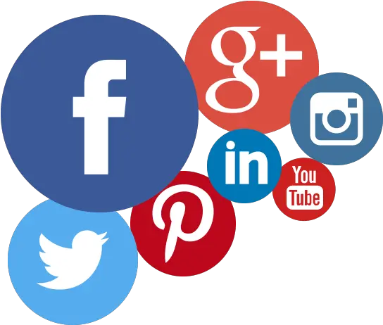 Download Hd Social Icons Circles Social Media Icons Social Media Png Social Icon Buttons