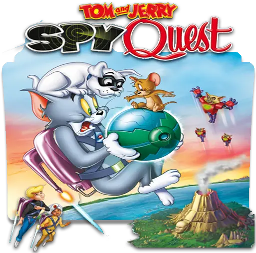 Tom And Jerry Spy Quest Folder Icon 2015 Designbust Tom And Jerry Spyquest Png Spy Icon