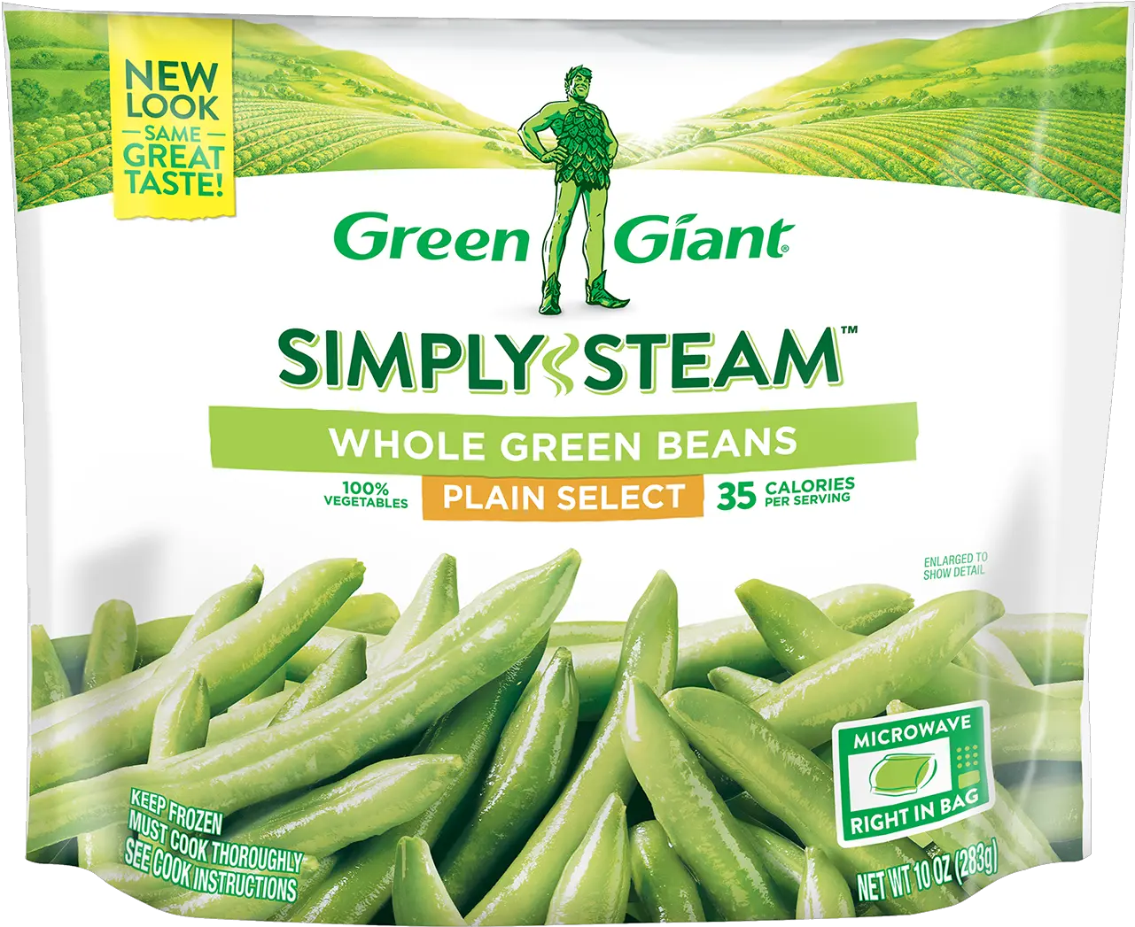 Green Giant Simply Steam Selects Whole Beans Green Giant Broccoli Png Bean Transparent