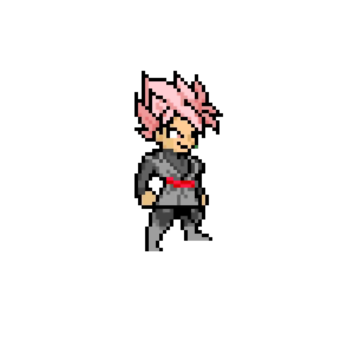 Goku Black Rose Clipart Goku Black Pixel Art Png Goku Black Png