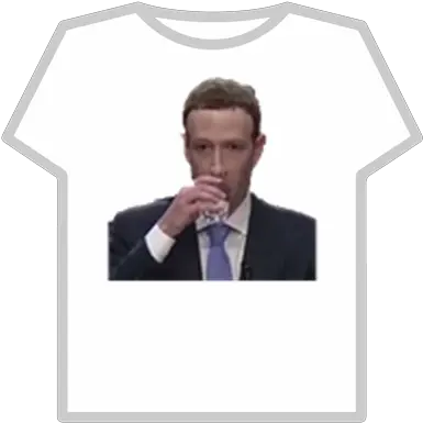 Mark Zuckerberg Drinking Water Roblox Gentleman Png Mark Zuckerberg Png