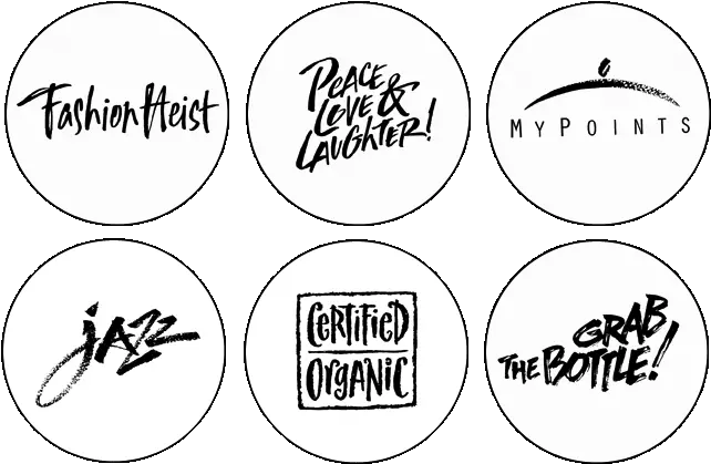 Elegant But Powerful Hand Lettering Logo Collection Illustration Png Elegant Logo