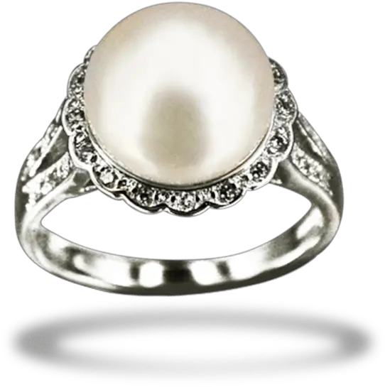 White Pearl Png Ring 4759550 Vippng Koru Pearl Png