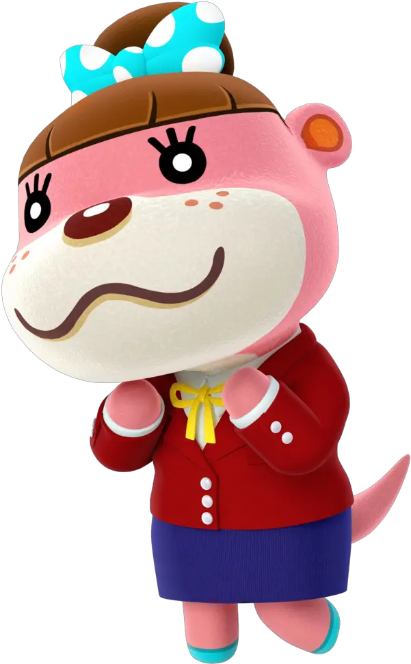 Otter Animal Crossing Wiki Nookipedia Happy Home Designer Lottie Png Otter Png