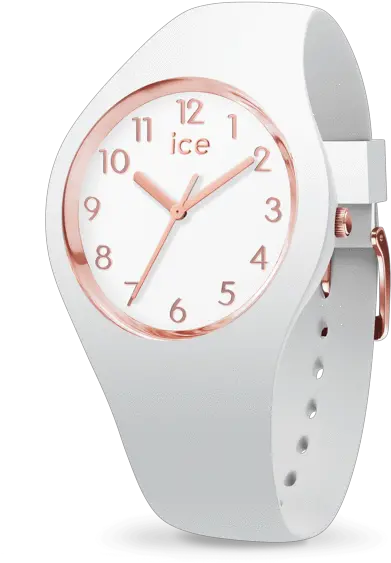 Ice Glam White Rosegold Numbers 34mm 015337 Png Gold Numbers Png