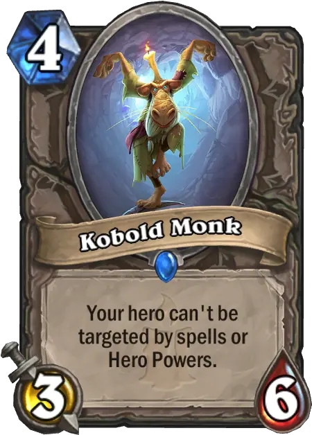 Kobold Monk Hearthstone Card Statistics Hsreplaynet Kobold Monk Hearthstone Png Monk Icon