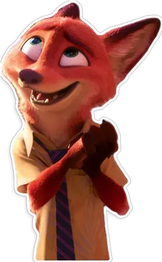 Telegram Sticker From Collection Nickwilde Fictional Character Png Zootopia Icon