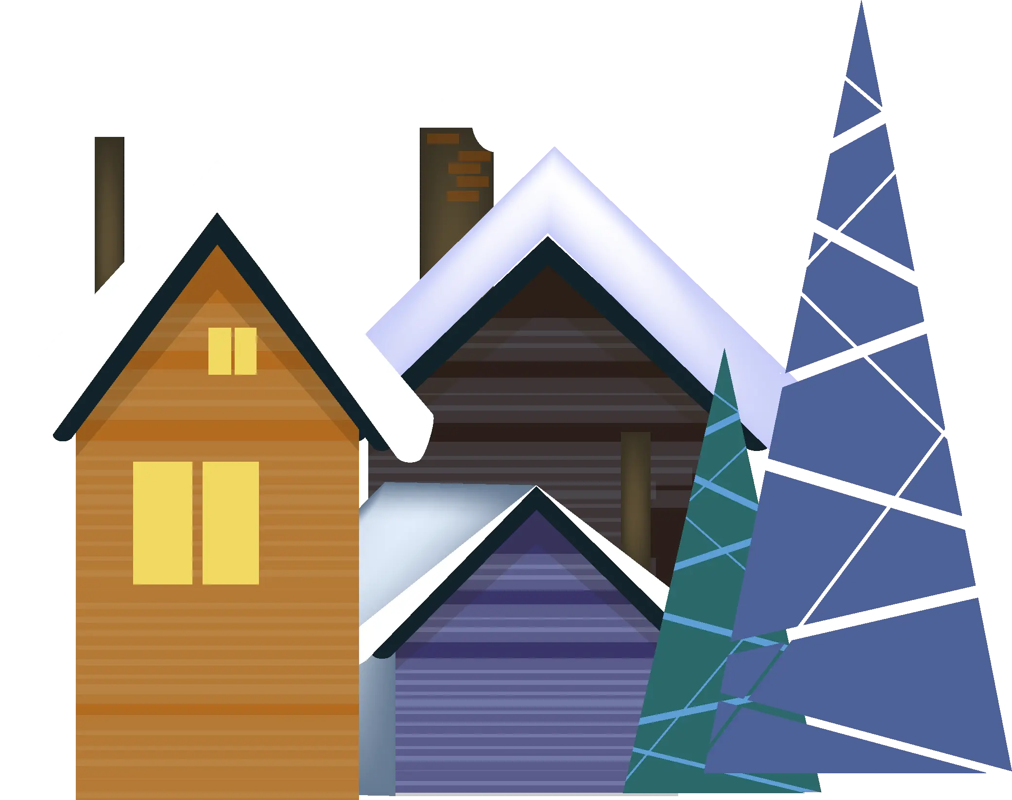 Snow Snowing Reflection Png And Image House Snowing Transparent