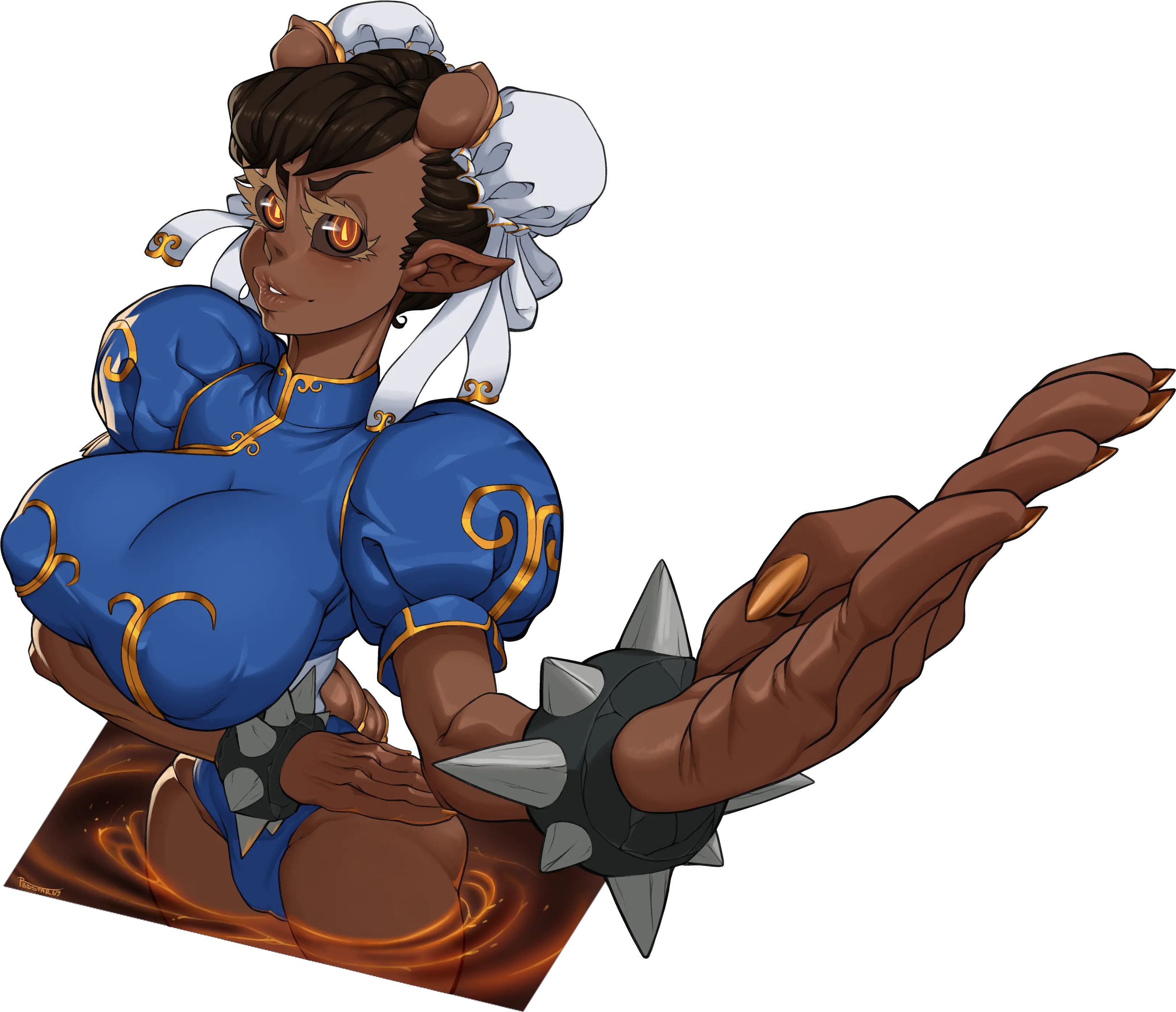 Lumi Cosplaying As Chun Li By R3dstar69 Cartoon Png Chun Li Png
