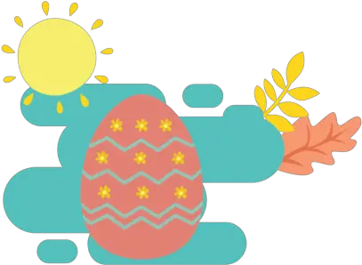 Easter Egg Background Blue Flat Icon Graphic By Soe Image Dot Png Mis Icon