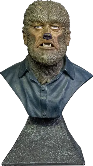 Trick Or Treat Studios Debuts Line Of Horror Icon Mini Busts Trick Or Treat Studios Wolf Man Mini Bust Png Horror Icon