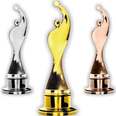 The Champions U2013 Worldwide Eyebrow Festival Solid Png Oscar Trophy Png