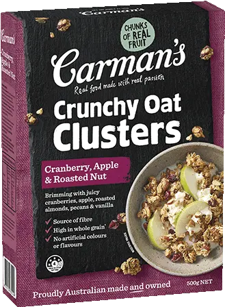 Cranberry U0026 Nut Crunchy Clusters Carmanu0027s Kitchen Carmans Clusters Png Cranberry Icon