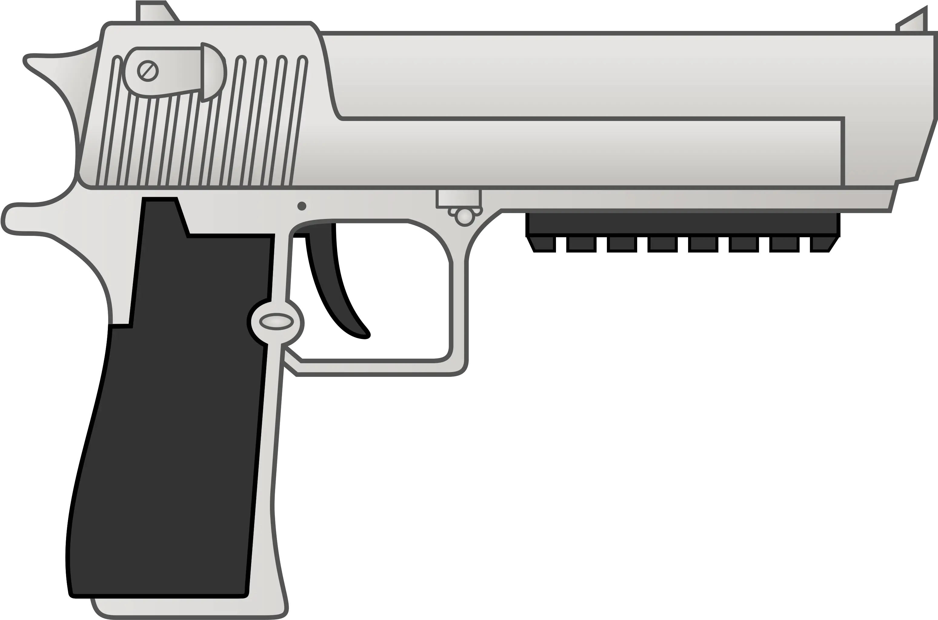 Desert Eagle Pistol U2014 Weasyl Cartoon Gun Transparent Background Png Pistol Png