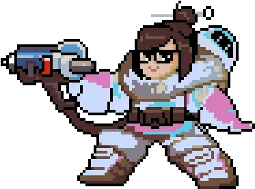 Reaper From Overwatch Pixie Engine Create Mei Overwatch Pixel Art Png Reaper Overwatch Png