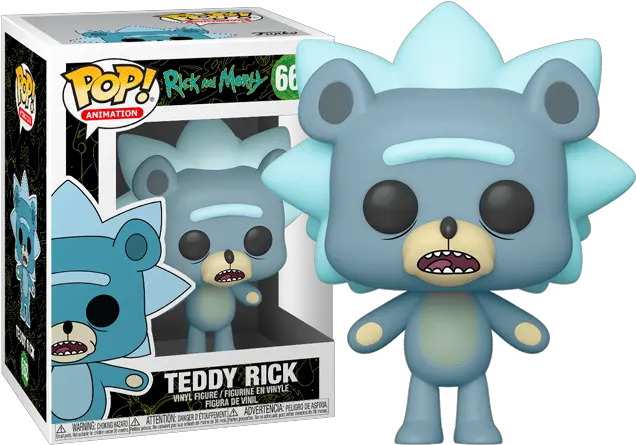 Funko Pop Vinyl Figures Teddy Rick Blindboxeu Figurine Pop Rick And Morty Png Rick Png