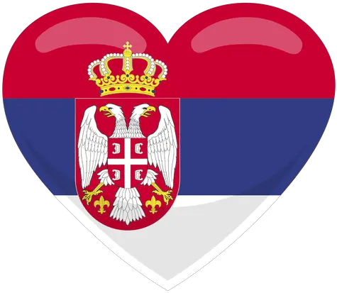 Serbia Heart Flag Transparent Png U0026 Svg Vector File Serbia Flag Dominican Flag Png