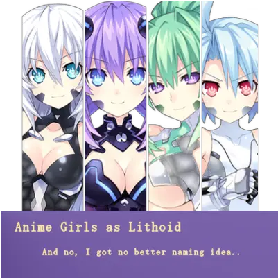 Anime Girls As Lithoid Ish Skymods Cartoon Png Anime Girls Transparent