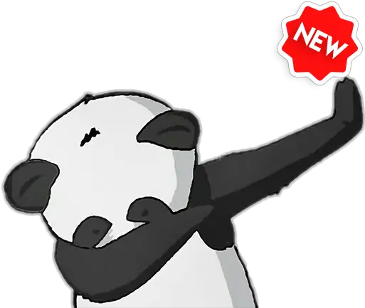 Panda Stickers Cute Pandas Wastickerapps 290 Download Panda Qui Dab Png Cute Panda Icon