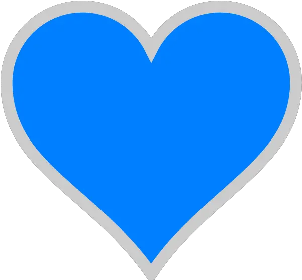 Blue Heart Transparent Clipart Transparent Background Blue Heart Clipart Png Heart On Transparent Background