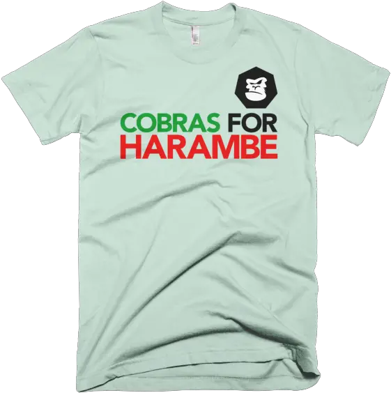 Cobras For Harambe T Shirt White Xs Active Shirt Png Harambe Png