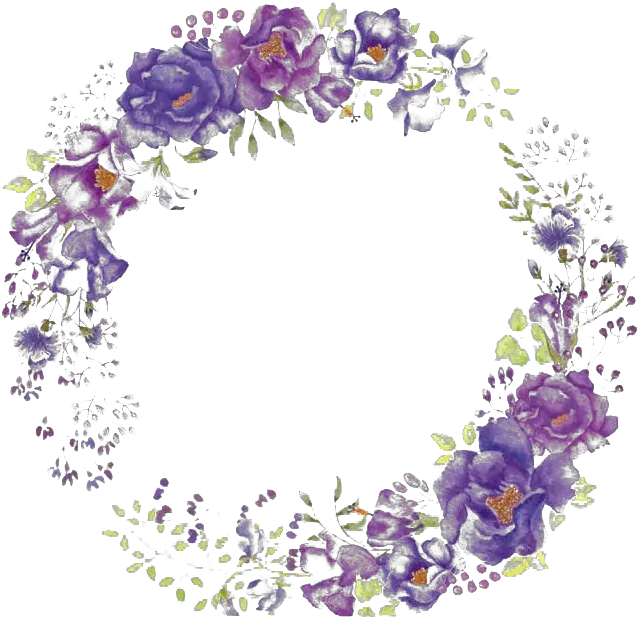 Round Lilac Wreath Png Transparent Image Arts Lilac Flower Wreath Png Wreath Transparent