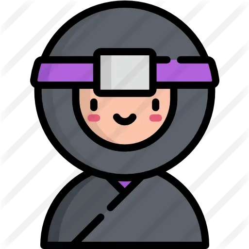 Ninja Free Halloween Icons Clip Art Png Ninja Face Png