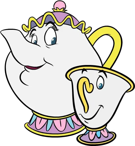 Mrspotts With Chip Pott Clipart Beauty And The Beast Chip Png Chip Png