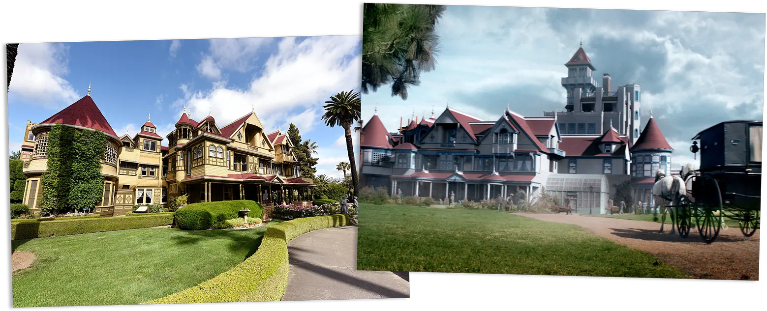 Winchester The True Ghost Story Behind Helen Mirrenu0027s Winchester House After Earthquake Png Mansion Png