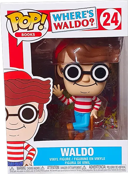 Whereu0027s Waldo Waldo Pop Vinyl Figure Funko Pop Waldo Png Waldo Png