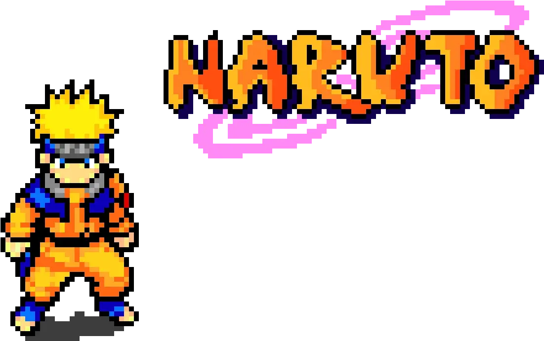 Download Naruto Pixel Art Naruto Pixel Gif Png Full Size Naruto Shippuden Pixel Art Logo Gif Png