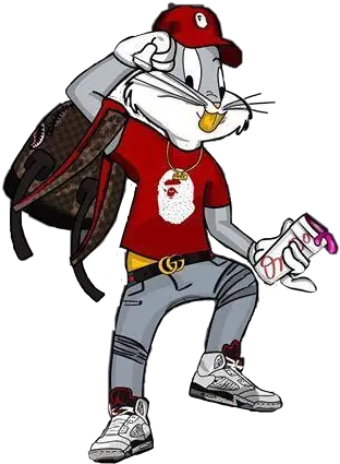 Supreme Bugs Bunny Posted By Sarah Mercado Supreme Bugs Bunny Png Bugs Bunny Png