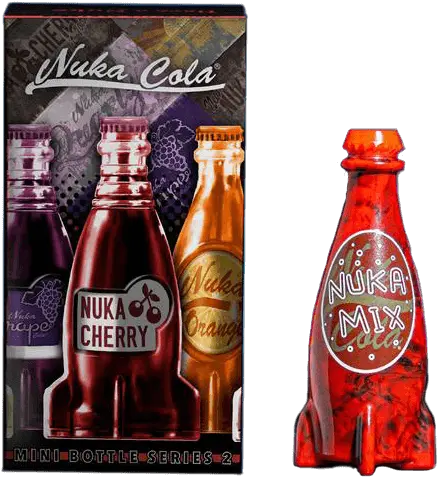 Fallout Replica Cola Mini Bottles Nuka Cola Png Nuka Cola Png