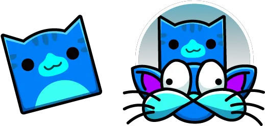 Geometry Dash Cube 98 And Ufo 22 Cursor U2013 Custom Gato De Geometry Dash Png Geometry Dash Icon